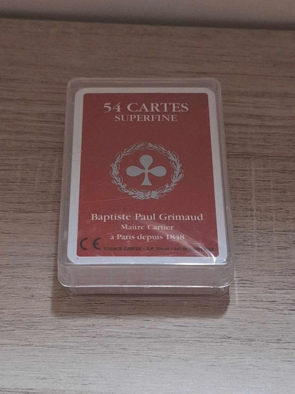 Jeu de cartes Grimaud – 54 cartes Superfine Neuf avec étiquette